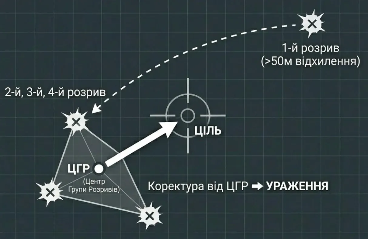 Серія з 3-х пострілів